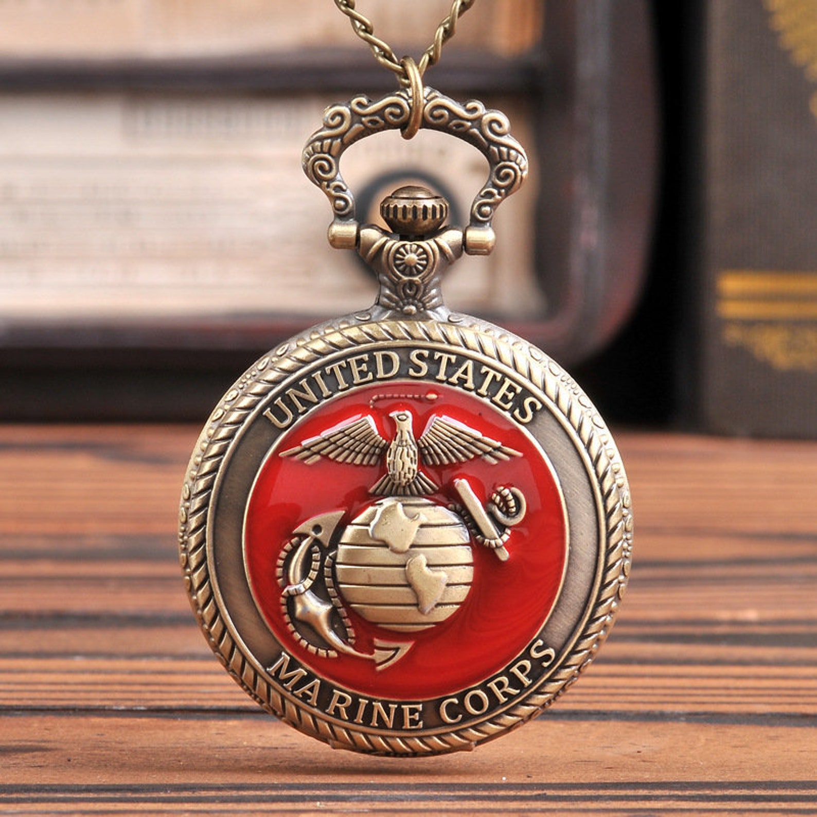 Us Marine Corps Pocket Watch Vintage Pocket Watch Antique Etsy UK