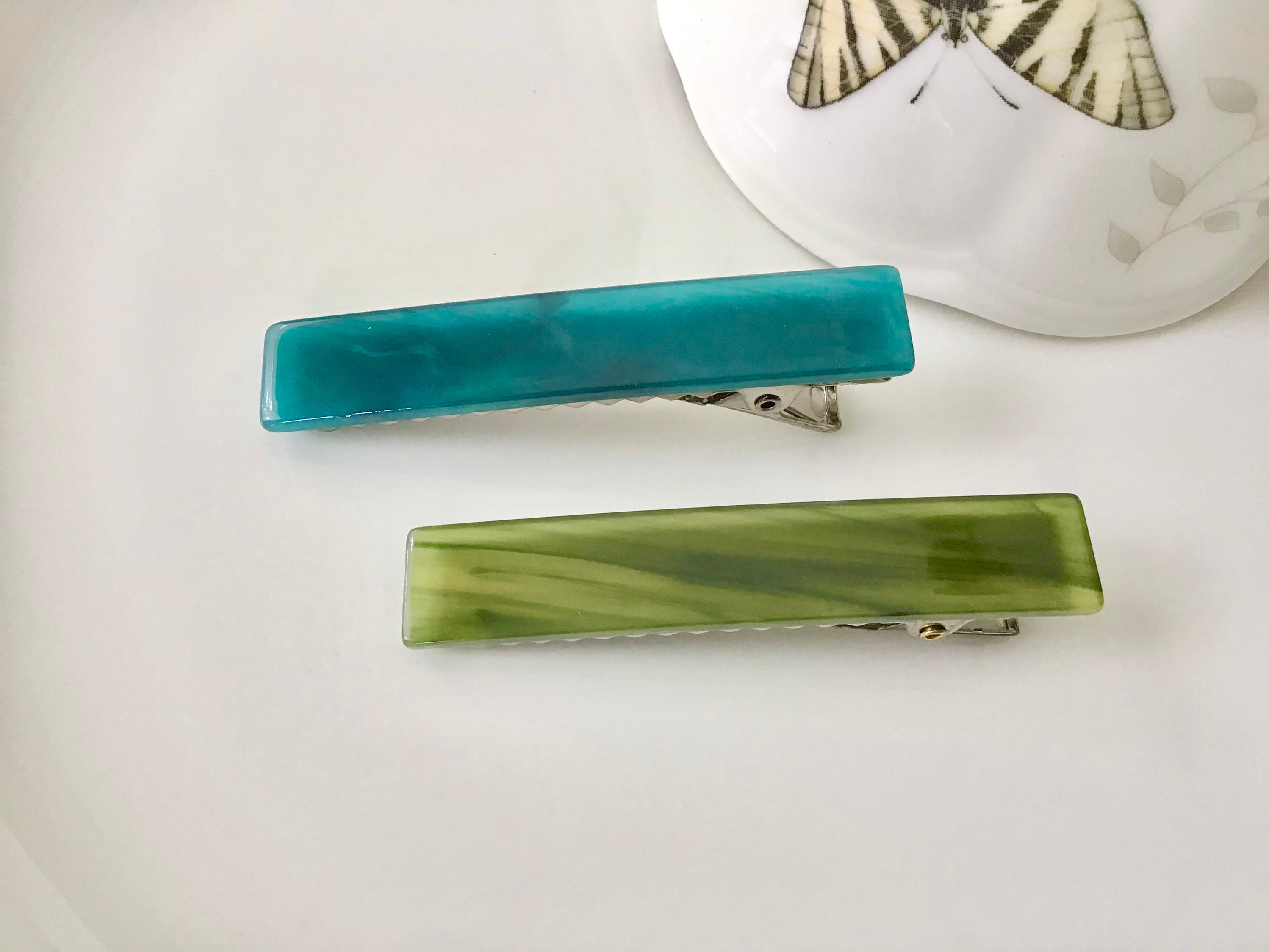 2PCs Handmade artunique hair Clips French style Hair Clips Etsy