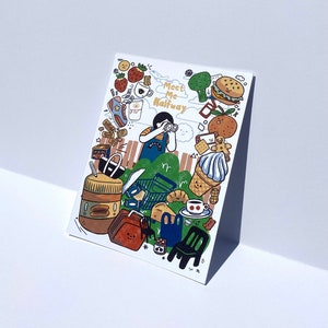summer smiles print (cute, korean, postcard, decor)