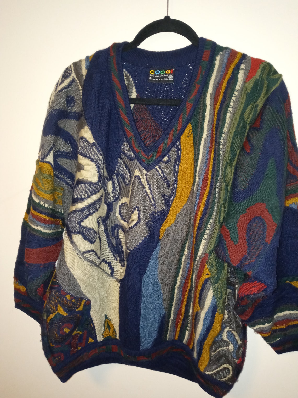 Vintage Coogi Sweater Biggie Bill Cosby 90s Dboy Fresh | Etsy