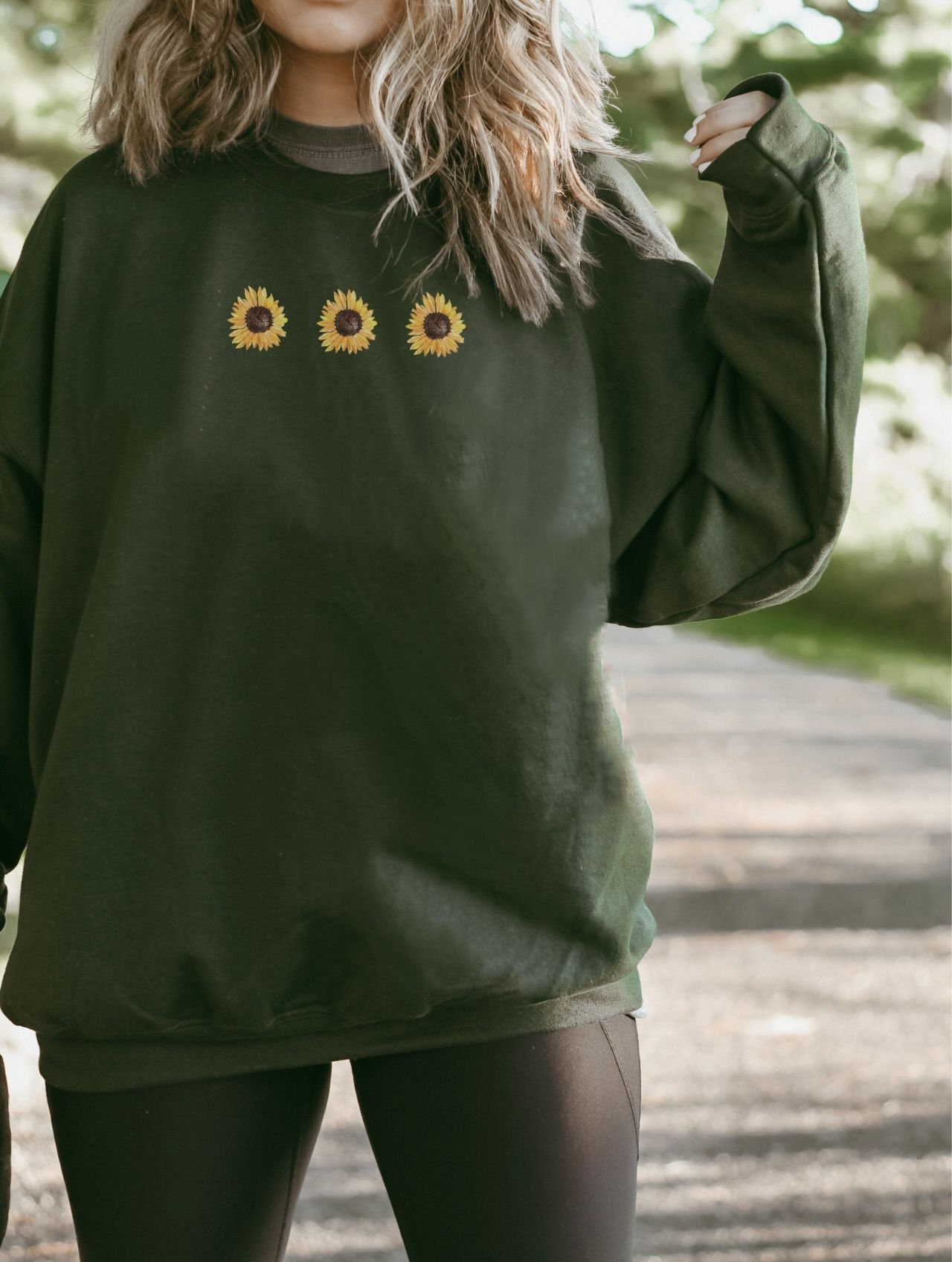 Sunflower Sweater - Etsy