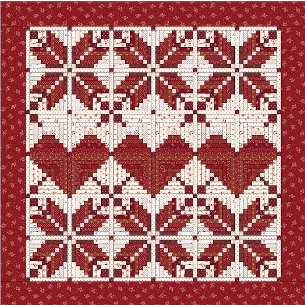 Selburose and Hearts Nordic Sweater Quilt