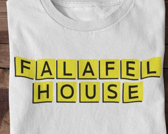 Falafel House | Falafel Shirt | Vegan T Shirt | Vegan Shirt | Vegetarian Shirt | Vegetarian Gift | Softstyle Unisex Tee