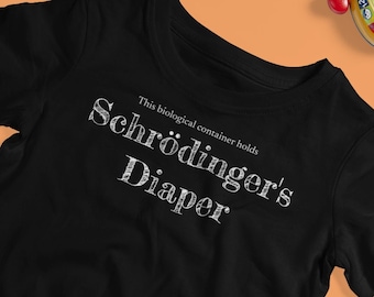 Schrödinger's Diaper | Sassy t-shirt for a baby - Baby Softstyle Tee