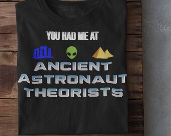 Camiseta de astronautas antiguos / Camiseta de extraterrestres / Regalo de extraterrestres / Camiseta paranormal / Regalo paranormal - Camiseta unisex de estilo suave