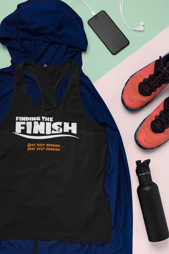 Princess Running | Fish Running Shirt | Princess Tank | Park trip shirt | Just Keep Running - Women's Racerback Tank