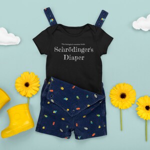 Schrödinger&#39;s Diaper | Sassy bodysuit for a baby | Infant Fine Jersey Bodysuit