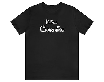 Prinsens charmiga skjorta | Prinsgåva | Sagoprins | Favoritprins - Unisex jerseykortärmad skjorta