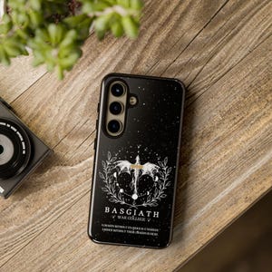 Basgiath War College Samsung galaxy Case, Fourth Wing Case, Fantasy Phone Cover, Durable Phone Protector, Gift For Reader