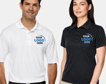 Custom Logo Polo Shirt, Personalized Company Uniform, Business Work Polo, Men's & Women's Performance Polo, Employee Staff Shirts, Team Wear