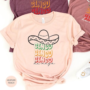 Cinco De Mayo, Sombrero Hat Happy Cinco De Mayo Shirt, Happy 5 de Mayo Shirt Gift, Funny Shirt Gift,  Gift for Latino, Battle of Puebla