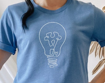 Shirt autisme, shirt autisme moeder, shirt autisme lamp, autisme spreekt, shirt autisme leraar, shirts speciaal onderwijs voor leraren