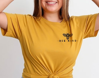 Biene freundlich T-Shirt, Biene Shirt, Bienen Shirt, Tasche Bienen Shirt, Freundlichkeit T-Shirt, Kindness Matters Shirt, süßes Shirt für Frauen, Biene Geschenk Shirt