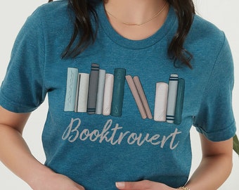 Book Lover Shirt, Funny Book Lover Shirt, Booktrovert Shirt, Librarian Shirt, Gift for Book Lover, Book Lover Teacher Shirt