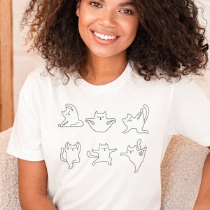 Funny Cat Yoga Shirt, Meditation Shirt, Namaste Shirt, Funny Namaste Shirt, Cat Lovers Shirt, Yoga Shirt, Cute Cat Shirt, Cat Gift, Cat Mom