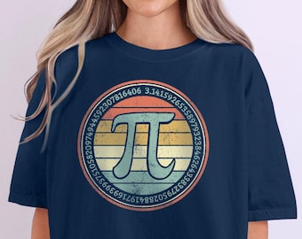 T-shirt Comfort Colors® Pi-symbool, shirt pi-dag, shirt Happy Pi Day, shirt wiskundeleraar, shirt wiskundeliefhebber, shirt wiskundenerd, wiskundecadeaus