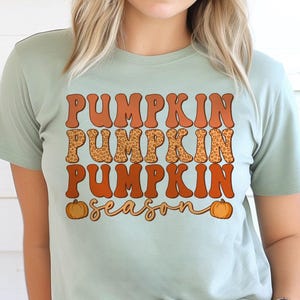 Comfort Colors® pompoenseizoenshirt, herfstshirt pompoen, pompoenshirt, Fall Vibes-shirt, herfst-T-shirts dames, herfstshirts