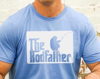 The Rodfather Shirt, Fishing Shirt For Dad, Fishing Lover Gift, Fishing Shirts For Guys, Gift For Grandpa, Fisherman Shirt, Fathers Day Gift