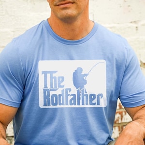 The Rodfather Shirt, Fishing Shirt For Dad, Fishing Lover Gift, Fishing Shirts For Guys, Gift For Grandpa, Fisherman Shirt, Fathers Day Gift