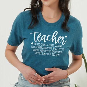 Teacher Shirts, Teacher, Teacher Definition Shirt, Teacher Women Shirt, Gift for Teacher Gift Appreciation Week, Christmas Gift for Teacher