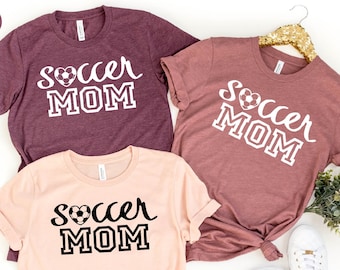 Game Day Shirt, Soccer Mom Shirt, Soccer Mom Tshirt for Women, Gift for Soccer Mom, Soccer Lover Shirt, Birthday Shirt for Soccer Mom
