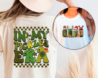 In meiner Pickles Ära Shirt, Weihnachtsgurke Shirt, lustiges Weihnachtsshirt, Gurke Geschenke, Gurkenglas Shirt, Urlaub Tshirts, Weihnachtsgeschenke