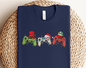 Christmas Gamer Shirt, Xmas Game Controller Shirt, Video Game Lover Gift, Gaming Christmas Shirt, Game Player Shirt, Gamer Christmas Gifts