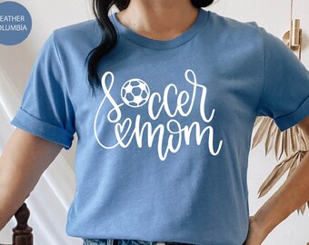 Game Day Shirt, Soccer Mom Shirt, Soccer Mom Tshirt for Women, Gift for Soccer Mom, Soccer Lover Shirt, Birthday Shirt for Soccer Mom
