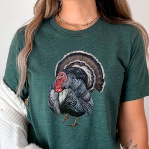 Vintage T-shirt Turkije, outfit Thanksgiving-feest, T-shirt Turkije, Thanksgiving-dinershirt, T-shirt Animal Lover, Thanksgiving-cadeau