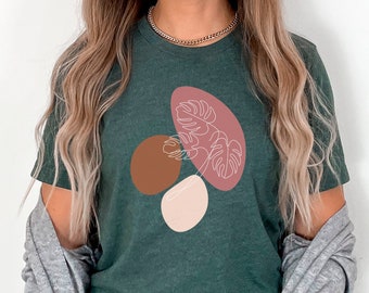 Monstera Shirt, Nature T-Shirt, Plant Lady Gifts, Monstera Leaf Shirt, Gardener Clothes, Plant Lover Shirt, Plant Mom Shirt, Botanical Gifts