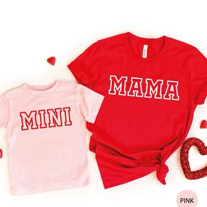 Mama Mini Bodysuit Toddler, Mama & Me Valentine Shirt, Valentine Mom Gift, Baby Valentine Shirt, Gift for Mom Valentine, Valentine Tee