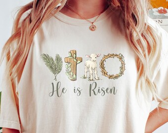 He is Risen Easter Shirt - Christian Easter T-Shirt - Easter Story Shirt - Jesus Easter Shirt - Easter Sunday Shirt - Easter Gift