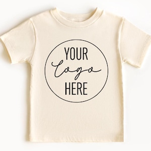 T-shirt personnalisé pour tout-petit - T-shirt pour enfant avec logo personnalisé - T-shirt pour enfant avec logo d'entreprise - T-shirt pour enfants - T-shirt d'entreprise personnalisé - T-shirt de marque personnalisé