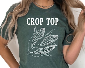 Farm Girl Shirt, Farming Shirt, Crop Top Shirt, Corn Crop Shirt, Farm Birthday Shirt, Farmer Shirt Gift, Farmer T-shirts, Farm Life Shirt