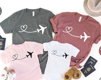 Familjeresetröjor, Flygplansläge-tröja, Äventyrarpresent, Semestertröjor, Resetröja, Matchande resetröjor, Unisex, Present till resenären