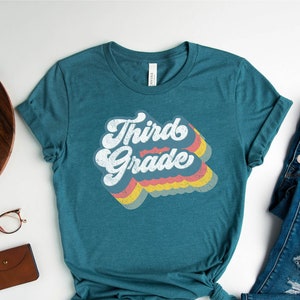 Third Grade Teacher Shirt, Retro Third Grade Shirt, Third Grade Shirt Gift, Back To School, Teacher Life Shirt, Teacher Appreciation Shirt