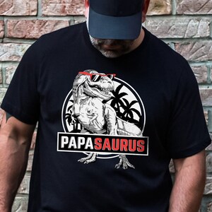 Papasaurus Shirt, T-Rex Shirt For Father, New Dad Shirt Funny, Father&#39;s Day Gift, Dinosaur Dad Shirt, Dino Father Tshirt, Father In Law Gift