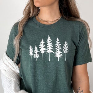 Pine Tree Shirt, Pine Tree Tshirt, Adventure Shirt, Camping Shirt, Nature Lover Gift, Outdoor Camp Shirts, Camping Tee, Camp Trip Shirts