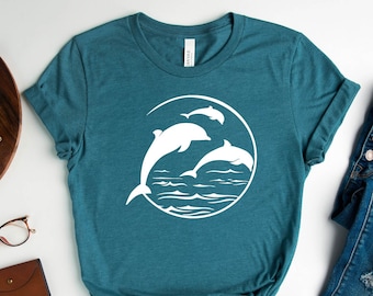 Delfin Dolphin Face" blau Baumwolle NEU & OVP Kinder T-Shirt "The Mountain 