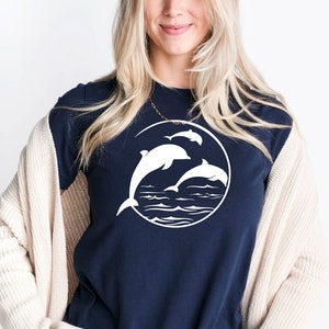 Dolphin Shirt, Dolphin Lover Shirt, Ocean Shirts, Environmental Shirts, Water Dolphin Shirt, Dolphin Gift Shirt, Dolphin Kids Shirts