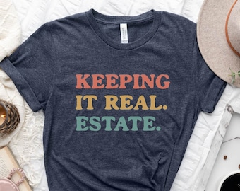 Keeping It onroerend goed T-shirt - grappig shirt makelaar leven - makelaar T-shirt - cadeau voor makelaar - cadeau makelaar