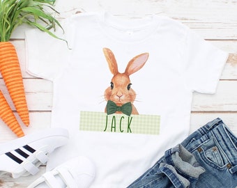 Boys Easter Toddler Shirts - Custom Easter Shirts for Kids - Personalized Easter Bunny Shirt - Easter Day Boy Shirts - Spring Easter Shirt
