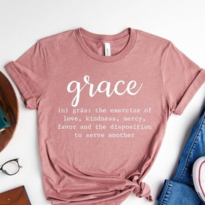 Grace Shirt, Grow in Grace Shirt, Christian Shirts for Women, Christian Shirt Gifts, Christian Tees, Religious Tops for Her, Gift for Her
