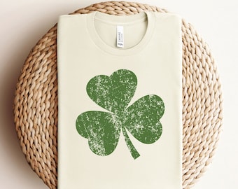 Camiseta de trébol de San Patricio - Camiseta del Día de San Patricio - Camiseta retro de San Patricio - Regalo para San Patricio - Camiseta irlandesa de San Patricio - Camiseta de trébol