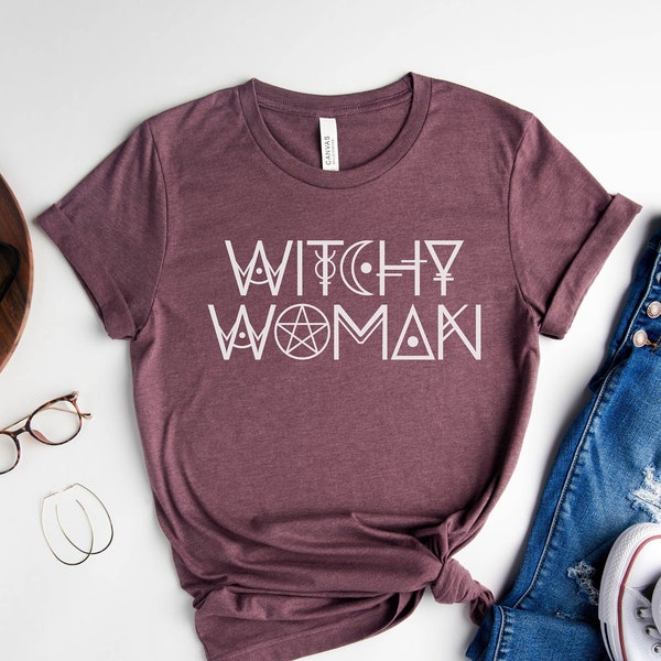 Witchy Woman Shirt, Women's Halloween Shirt, Witch Shirt, Funny Halloween Tshirt, Halloween Woman Shirt, Halloween Witch Shirt