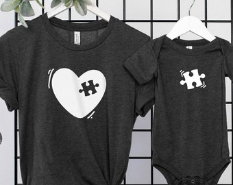 Matching Mother's Day Shirts - Mother's Day Gift - Mini Mom Shirts - Puzzle Mom Shirt - Puzzle Mini Shirt - Gift for Baby and Mom