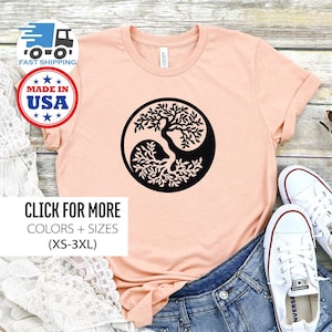 Tree of Life Shirt, Spiritual Shirt, Yin Yang Shirt, Ying Yang Tree Shirt, Ying Yang Sign, Ying Yang Shirt Women, Buddhist Shirt, BonsaiTree