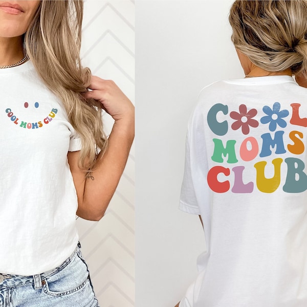 Coole Moms Club Shirts, Cooler Mom Club, Mama Shirt, Mama Shirt, Mama Geschenk, Mama Shirt, Geburtstagsgeschenk für Mama, Muttertagsgeschenk