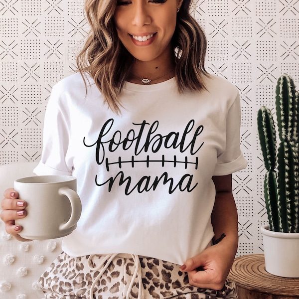 Football Mom Shirts, Football Mama Shirt, Football T-Shirts, Sport Mom Shirt, Mothers Day Gift Shirt, Football Mom Gift, Game Day Shirt