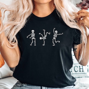 Dancing Skeleton Shirt, Funny Skeleton Shirt, Halloween Shirt, Halloween Party Dancing Skeleton Shirt, Funny Halloween Shirt